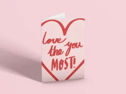 Love You The Most Card