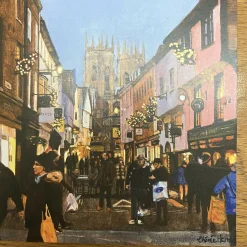 Low Petergate,York. Pack Of 4 Christmas Cards