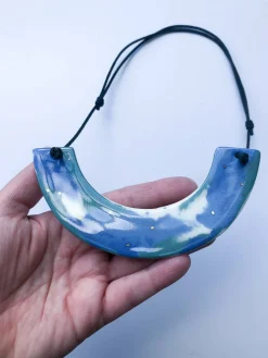 Marbled Statement Necklace