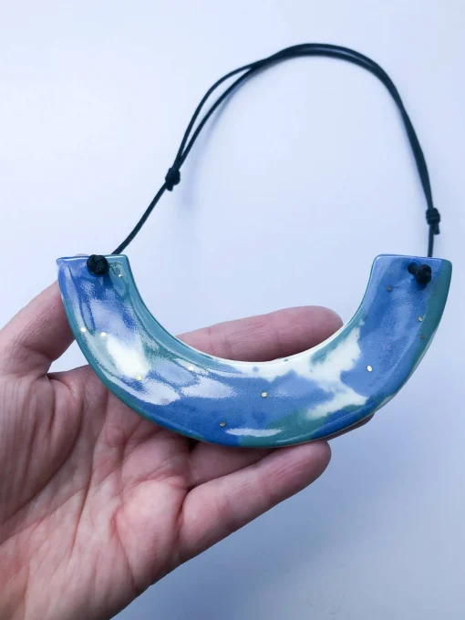 Marbled Statement Necklace