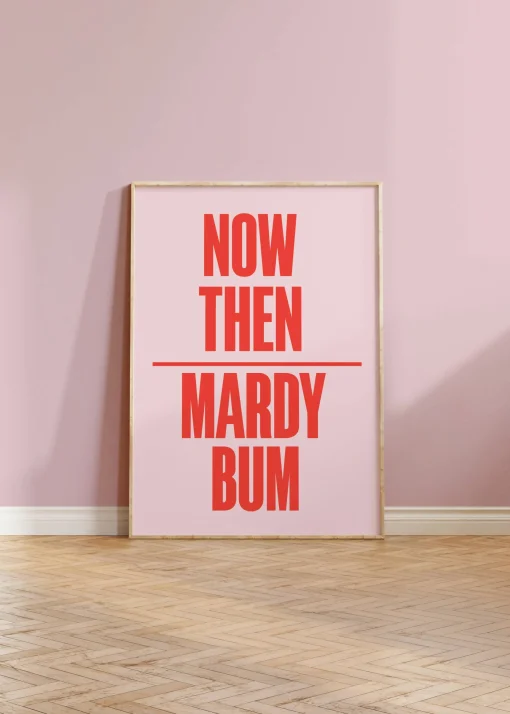 Mardy Bum Print for Music Lovers | Art & Soul