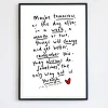 Maybe Tomorrow Poem Print