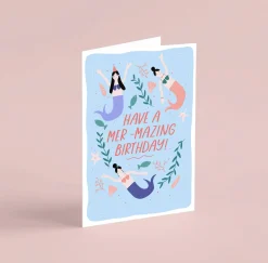 Mermaid Birthday Card