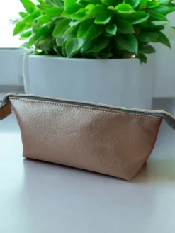 Metal Brown Pouch