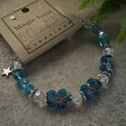 Midnight Garden Collection - Forget-Me-Not Bracelet