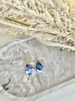 Midnight Sky No. 1 - Handmade Polymer Clay Earrings