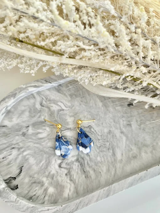 Midnight Sky No. 1 - Handmade Polymer Clay Earrings