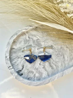 Midnight Sky No. 3 - Handmade Polymer Clay Earrings