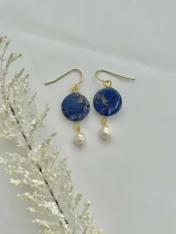 Midnight Sky No. 4 - Handmade Polymer Clay Earrings