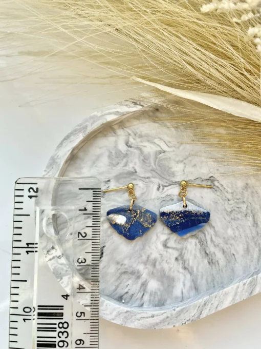 Midnight Sky No. 3 - Handmade Polymer Clay Earrings