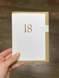 Milestone Birthday Card (Various Ages)