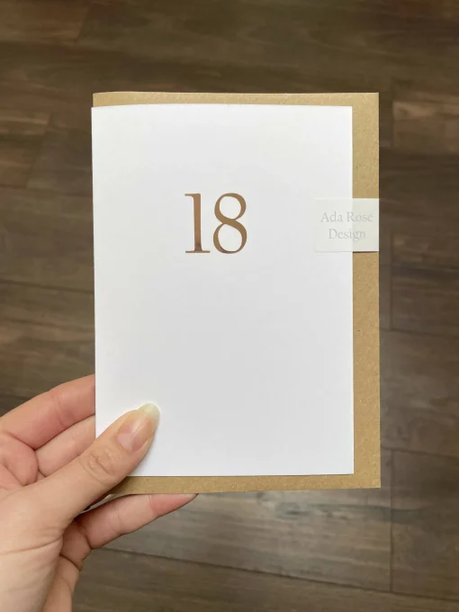 Milestone Birthday Card (Various Ages)