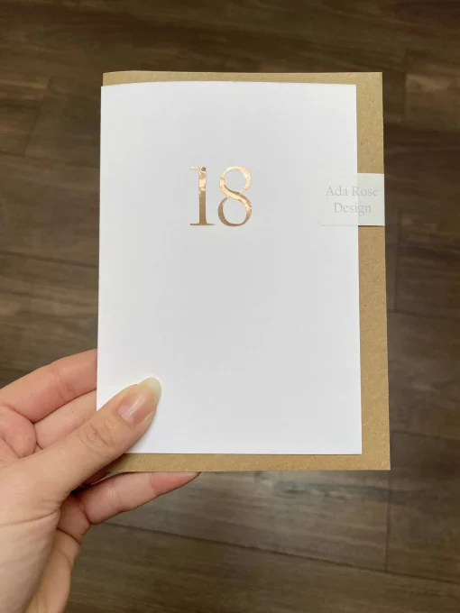 Milestone Birthday Card (Various Ages)