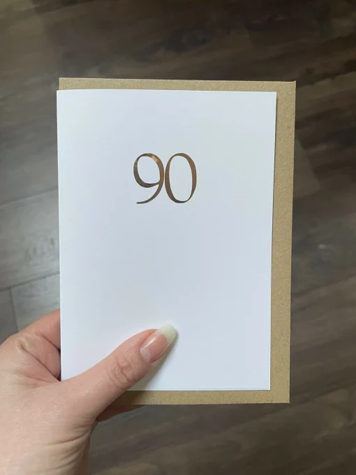 Milestone Birthday Card (Various Ages)