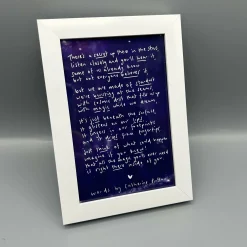Mini Stardust Illustrated Poem