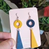 Mix and match colours - Wooden Earrings