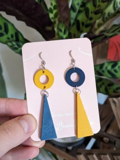 Mix and match colours - Wooden Earrings