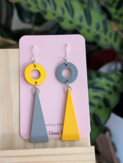 Mix and match colours - Wooden Earrings