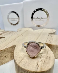 Morganite Ring Size J