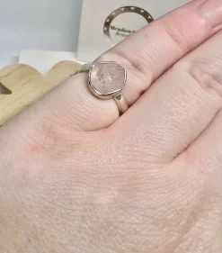 Morganite Ring Size J