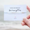 Morse Code Tiny Bead Bracelets - Various Designs