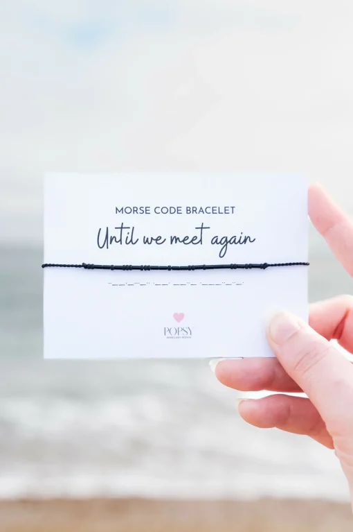 Morse Code Tiny Bead Bracelets - Various Designs
