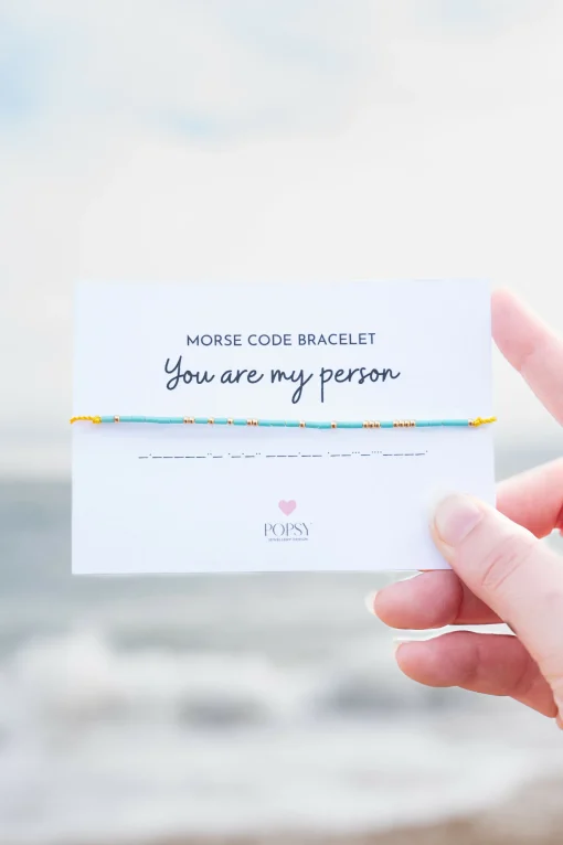 Morse Code Tiny Bead Bracelets - Various Designs
