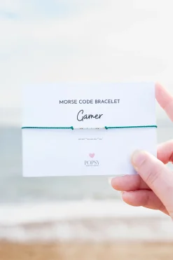 Morse Code Tiny Bead Bracelets - Various Designs