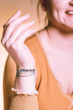 Morse Code Tiny Bead Bracelets - Various Designs