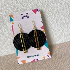 Moss Green Lantern Earrings