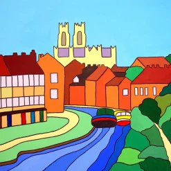 Mounted Print - Beckside, Beverley