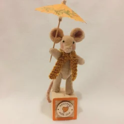 Mouse With Umbrella Ornament