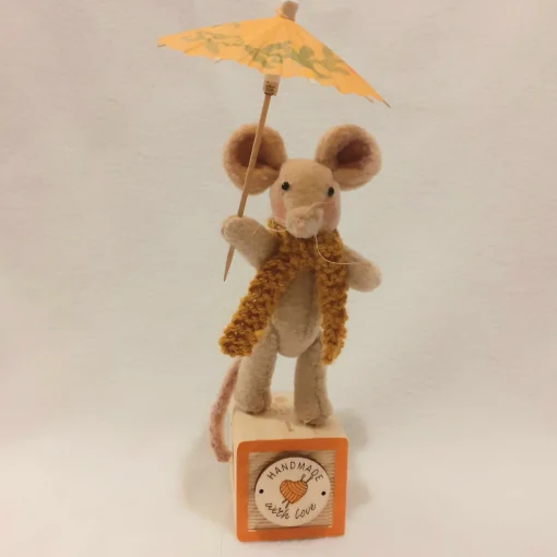 Mouse With Umbrella Ornament
