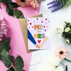 Mr & Mrs Wedding Card
