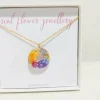 Multicolour Donut 3D Gold Plated Necklace