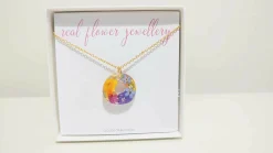Multicolour Donut 3D Gold Plated Necklace