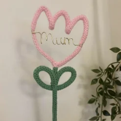 Mum Tulip Shaped Wire Decoration