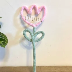 Mum Tulip Shaped Wire Decoration