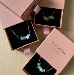 Natural stone necklace