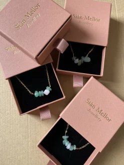Natural stone necklace