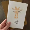 New Baby Card - Giraffe