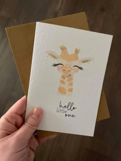 New Baby Card - Giraffe