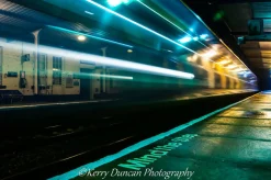 Night Train - A4 framed