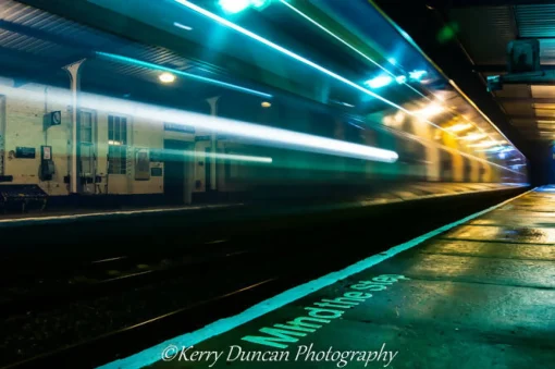 Night Train - A4 framed