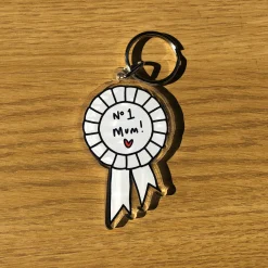 Number 1 Mum Keyring
