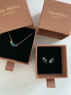Ocean Tonal Stud Earrings