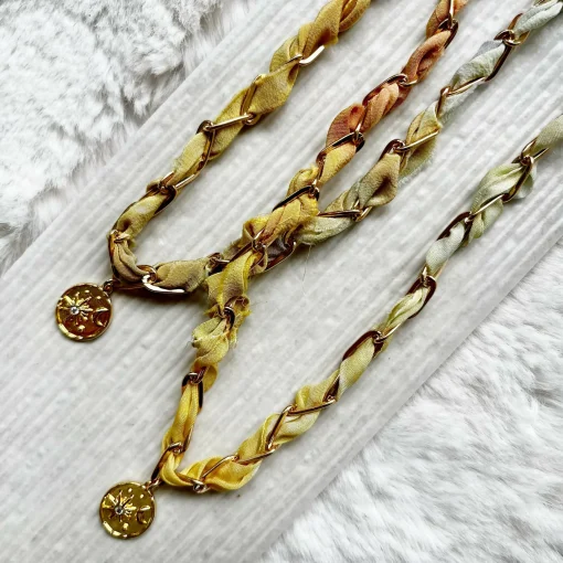 Ombre Silk Celestial Necklace