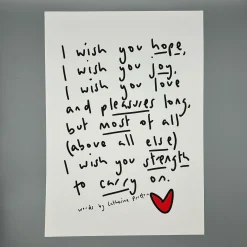 Original Poem - Multiple Designs (A3 Unframed Print)