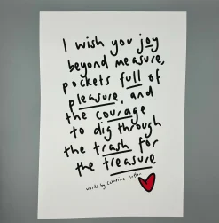 Original Poem - Multiple Designs (A3 Unframed Print)