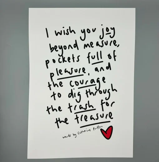 Original Poem - Multiple Designs (A3 Unframed Print)